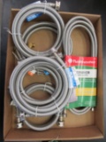 (6) Stainless Washing Machine & Refrigerator Supply Lines