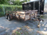 1996 Open Deck Boo Heel Custom Trailer