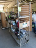 4-Shelf Rolling Steel Rack