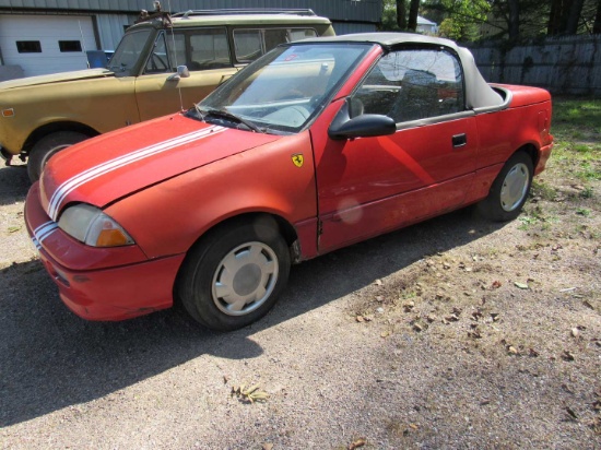 1993 Geo Metro Convertible (NO RESERVE)