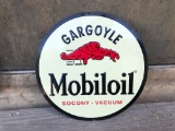 Mobil Oil Round Sign