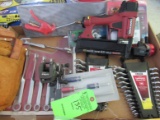 Asst. Wrenches W/ Tool Belt & Brad Nailer