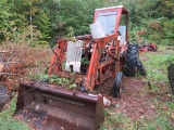 1958 Ford 800 Tractor W/ Hydraulic Bucket & Partial Back Hoe Attachment
