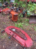 (3) Garden Tractors & (1) Mower Deck