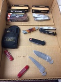 (10) Pieces - Pocket Knives & Gerber Folding Knife Blades