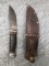 Vintage Marbles Woodcraft Sheath Knife