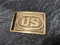 U.S. Civil War Style Brass Belt Buckle