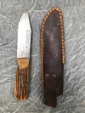 Vintage Marbles Dall Deweese Pattern Sheath Knife