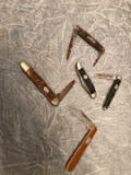 (5) Collectible Vintage Pocket Knives