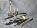 (10) Assorted Vintage Edged Weapons