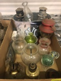 (3) Boxes of Vintage Kerosene Lamp Parts