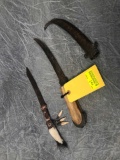 (2) African Continent Knives