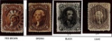 (4) 1861-66 US Stamps