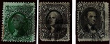 (3) 1867 US Stamps