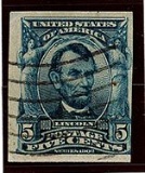 1906-08 5c Lincoln (#315)