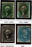 (4) 1857-61 US Stamps