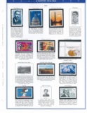 Binder of USA Stamps (2001-2002)