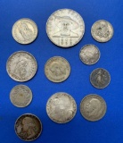 (11) Asst. Silver Foreign Coins