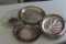 (4) Silver Plate Serving Trays