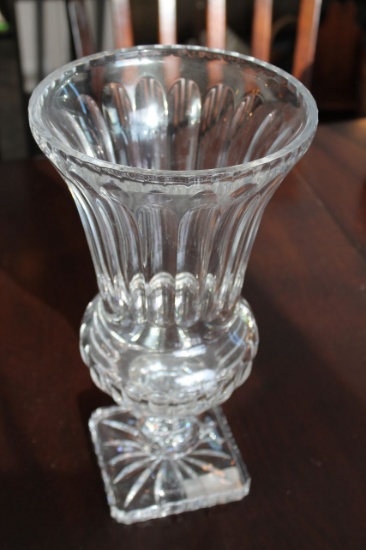 Pressed Glass Vase