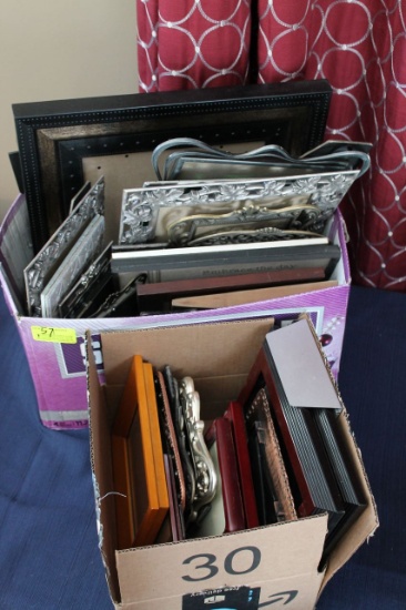 (30+/-) Assorted Picture Frames