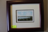 Framed Vintage Post Card of St. Albans Bay