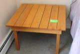 Oak Slat Coffee Table