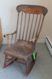 Antique Plank Rocker