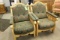 Upholstered Pine Dining Chairs