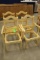 (4) Pine Dining Chairs