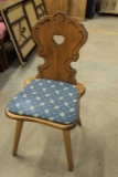 Upholstered Pine Chair