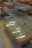 12-Compartment Glass Display Cabinet
