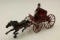 Vintage Tin & Cast Metal Horse-Drawn Buggy