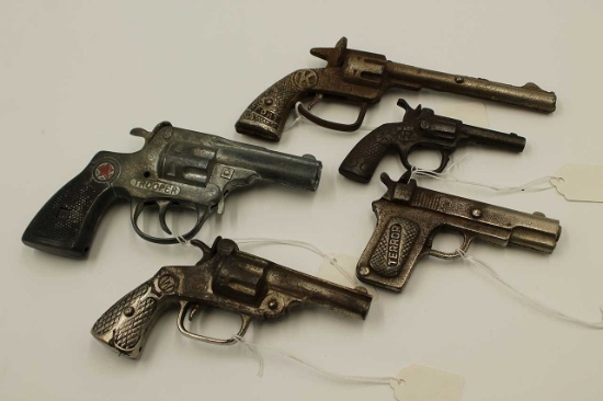 (5) Vintage Cap Guns