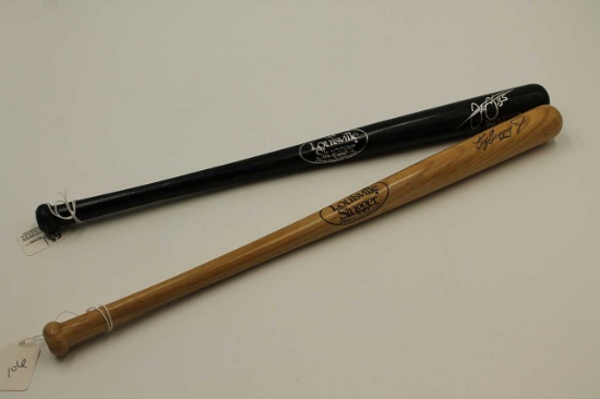 (2) Commemorative Louisville Slugger Baseball Bats