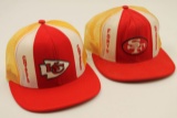 (2) Vintage NFL Team Hats