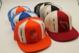 (6) Vintage NFL Team Caps