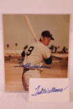 Ted WIlliams Autographed Photograph