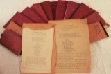 Lot of Maine Tombstone Inscription Notebooks and Transcriptions