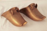 Pair of Vintage Depose Brass Stirrups