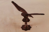 Vintage Brass Bird on Pedestal