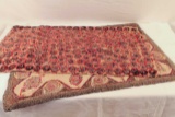 (2) Antique Hooked Throw Rugs