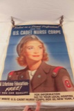Vintage U.S. Cadet Nurse Corps Poster