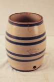 Two Gallon Cobalt Decorated Stoneware Water Cooler