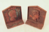 Pair of Lincoln Cast Iron Bookends