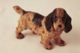 Vintage Polychrome Decorated Cast Iron Brittany Spaniel