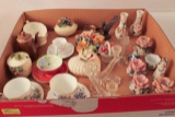 (2) Trays of Vintage Glassware, China & Collectibles