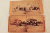 (2) Civil War View Stereo Cards