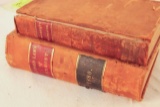 (2) Antique Books: