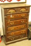 Six Drawer Oak Bureau